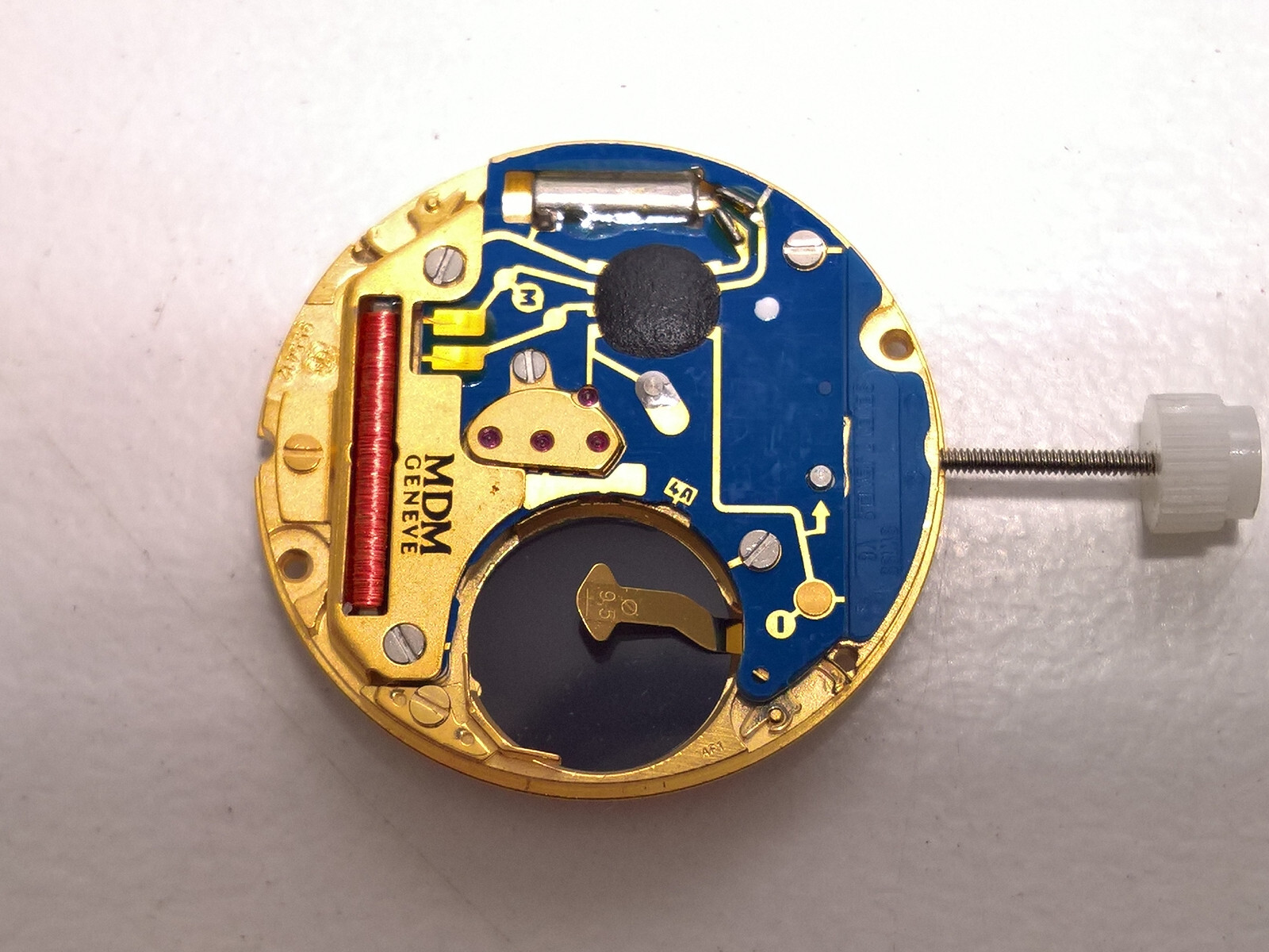 RARE MDM HUBLOT ETA 955.412 QUARTZ WATCH MOVEMENT FOR PARTS RUNNING