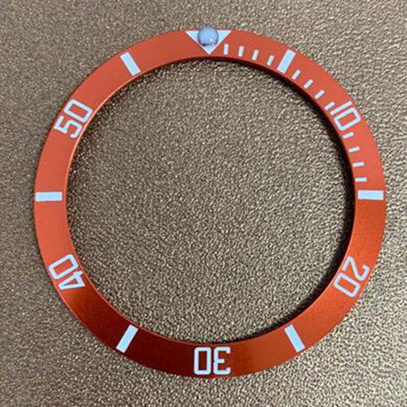 Aluminum Bezel Insert Inner 30.8mm Outer 38mm Bevelled Bezel Ring Replacement