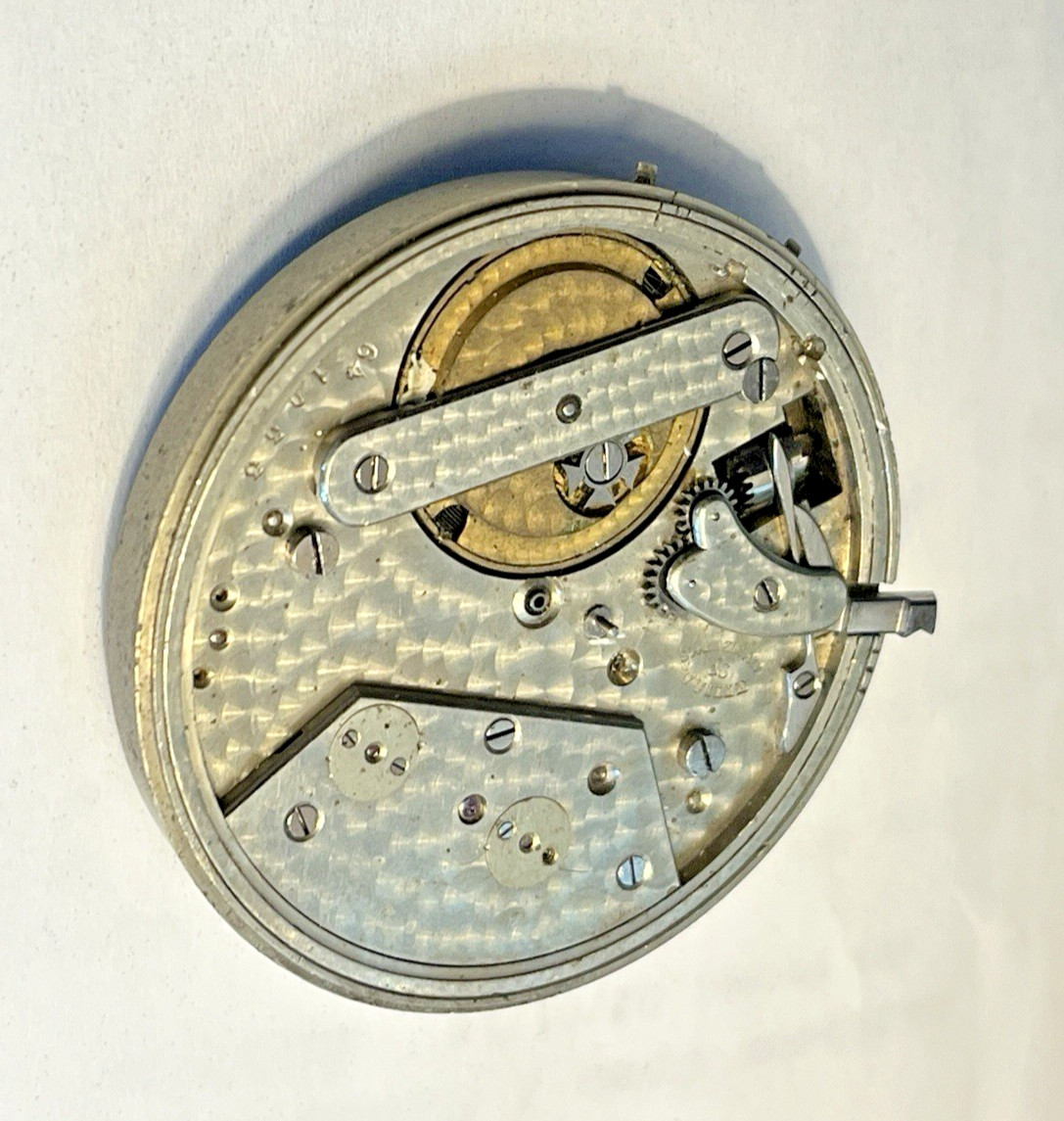 AUGUSTE SALTZMAN 45.22mm POCKET WATCH MOVEMENT RUNNING FREE SHIPPING
