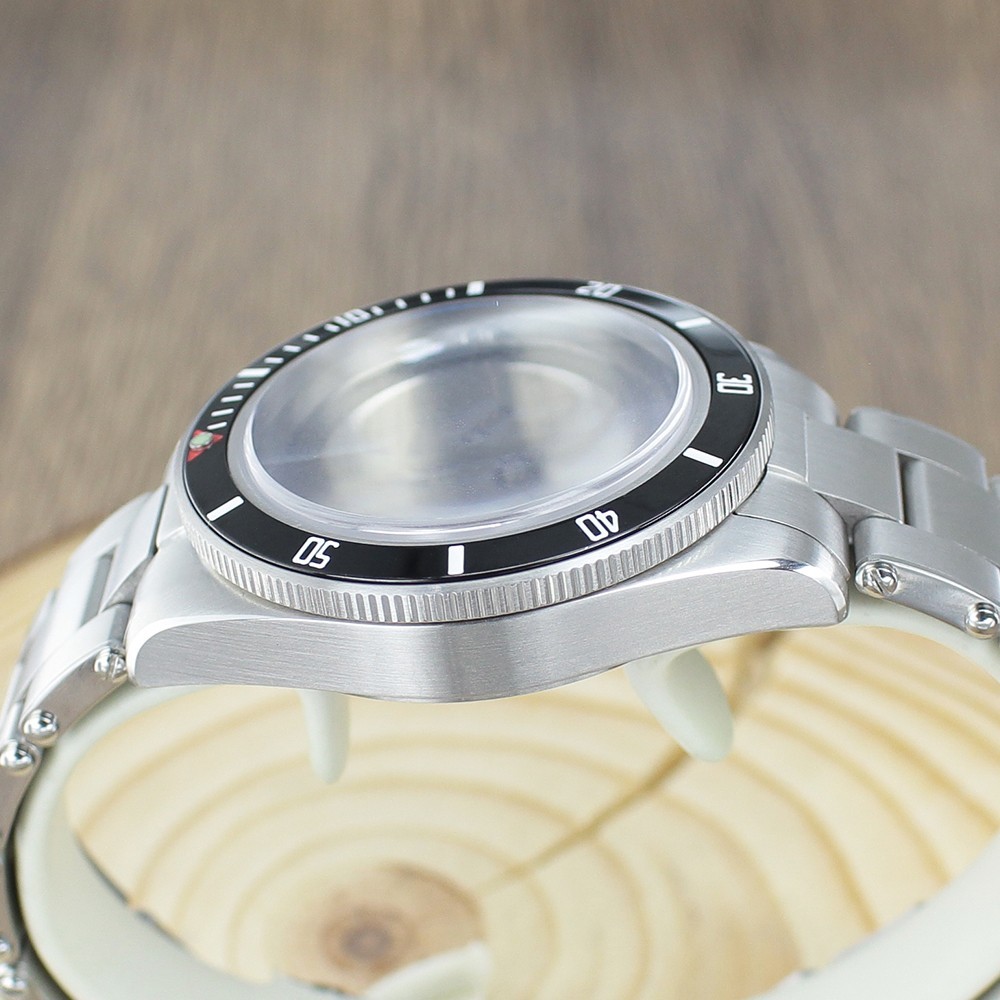 Sapphire 39mm Diver Watch Case+Fine Steel Bracelet 10ATM For Seiko NH35 Movement