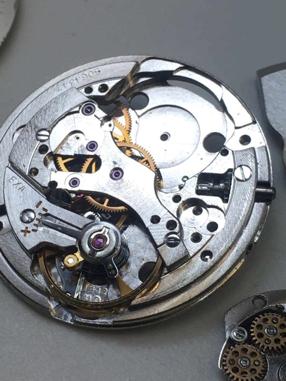 Vintage Eterna-Matic Cal. 1414U Automatic Wristwatch Movement for Spares/Repair