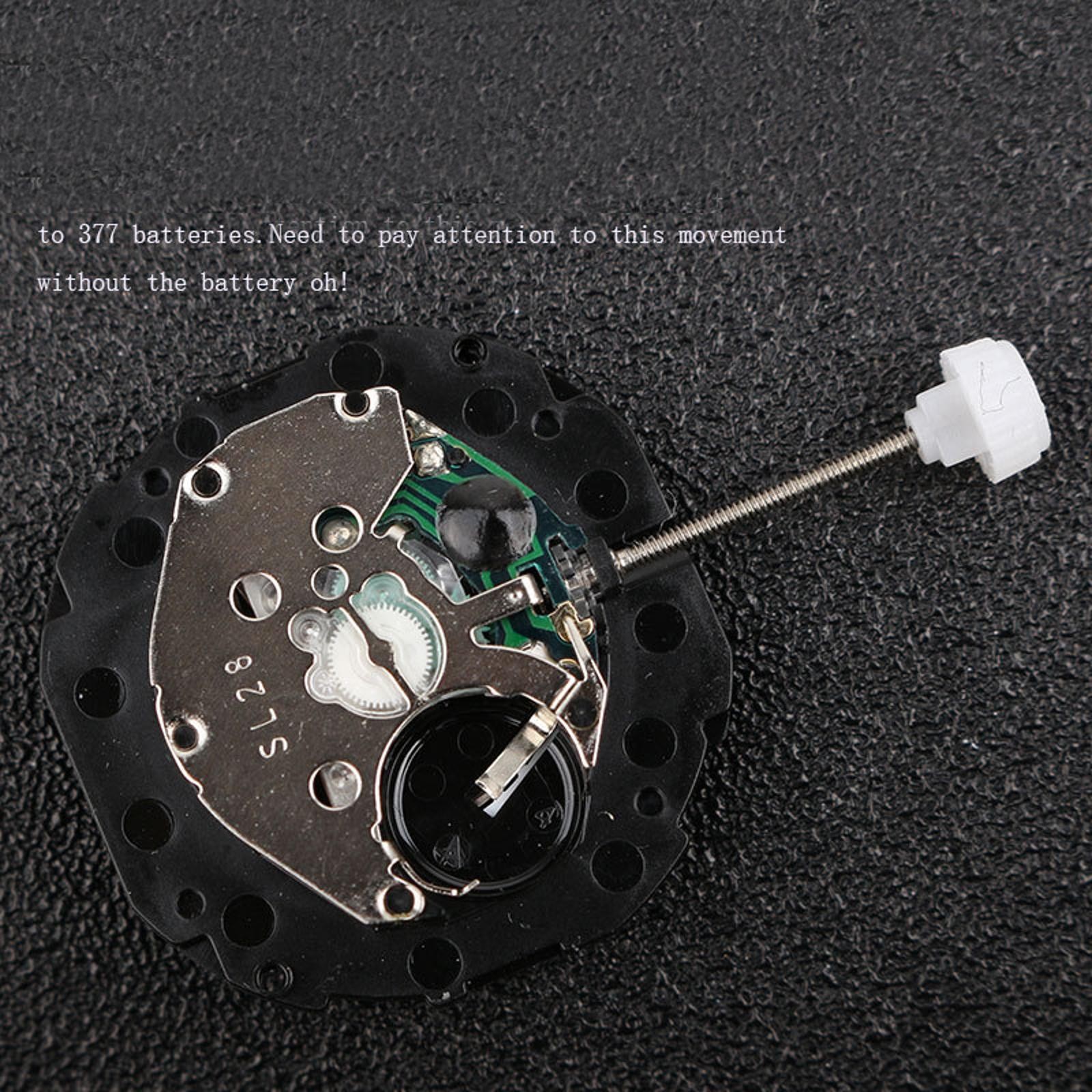 26mm Dual Calendar Day & Date @ 3 Replacement Quartz Watch Movement for SL28