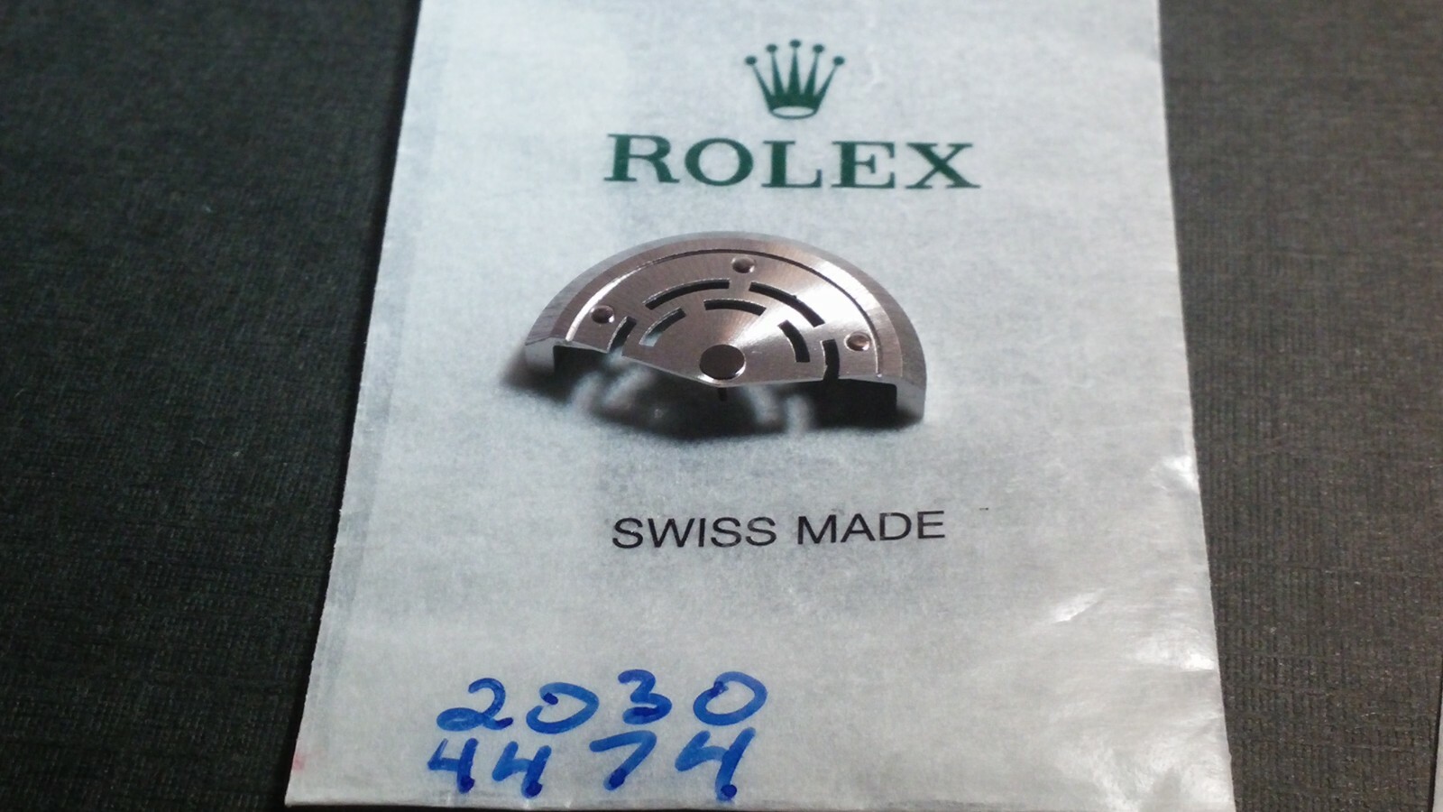 GENUINE ROLEX 2030 – 2035 4474 OSCILLATING WEIGHT/rotor pre-owned