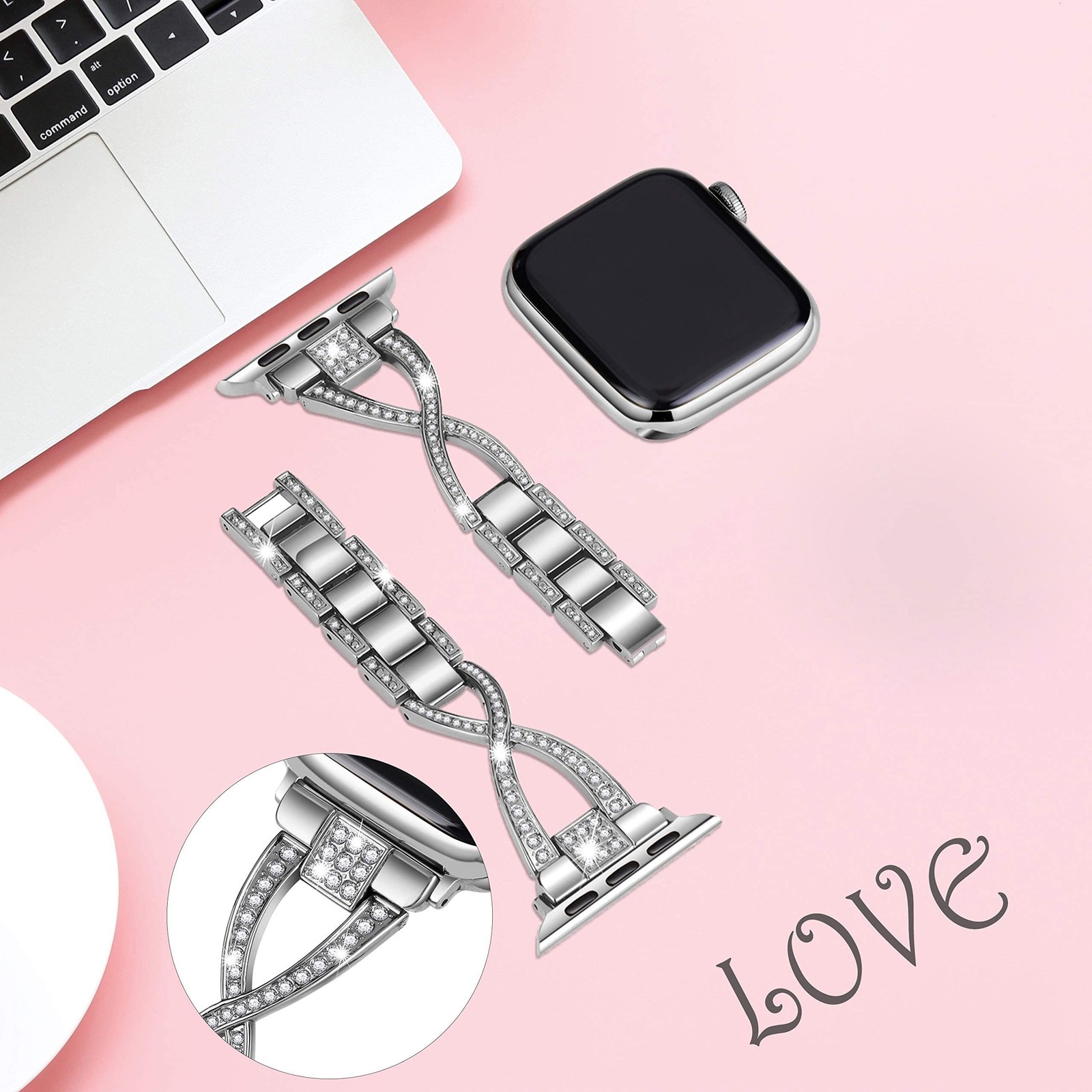 Bands for Apple Watch 38mm 40mm 41mm 42mm(Series10 11) Women Series11 10 9 8 …