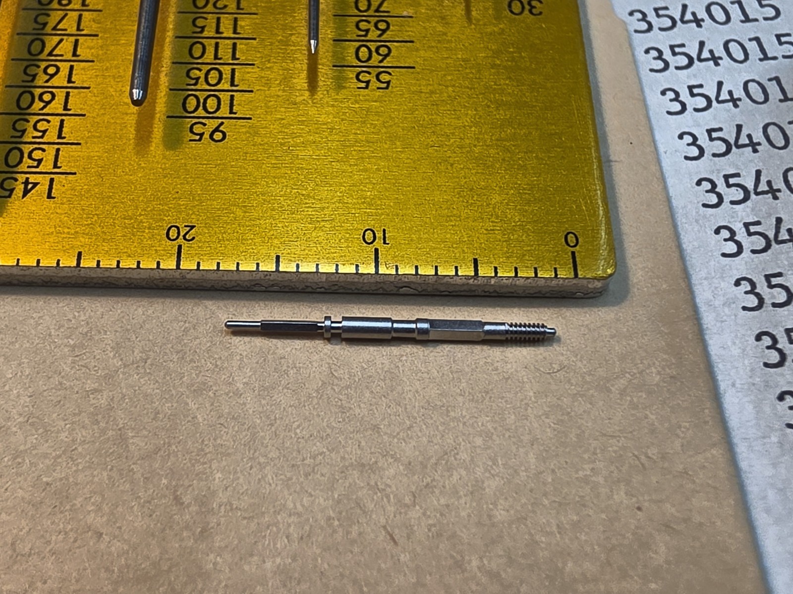 NOS Seiko 357500 Tap 10 Stem For 1964 Seiko 6217 7000 World Time