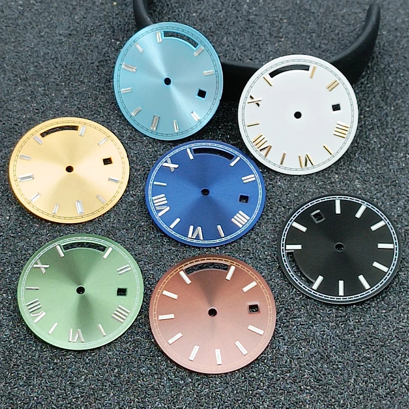 31MM DIAMETER SINGLE DATE STERILE WATCH DIAL MODIFIED DIAL for 8285 MOVEMENT ACC
