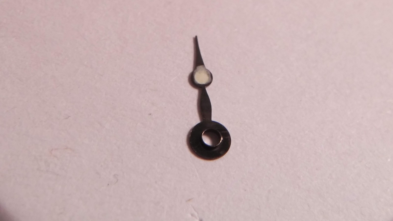 Breguet Hand 8mm from center of hole/circle LUMINOUS Tri..tium 110/22. 25198