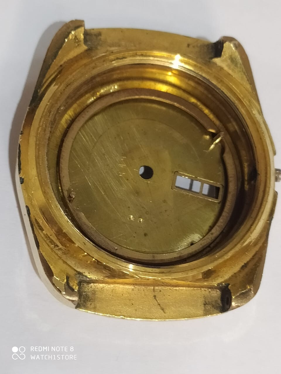 Tissot Seastar automatic Case Ref. 46669-4 Cal 2571 With Dial Gold Playted Used