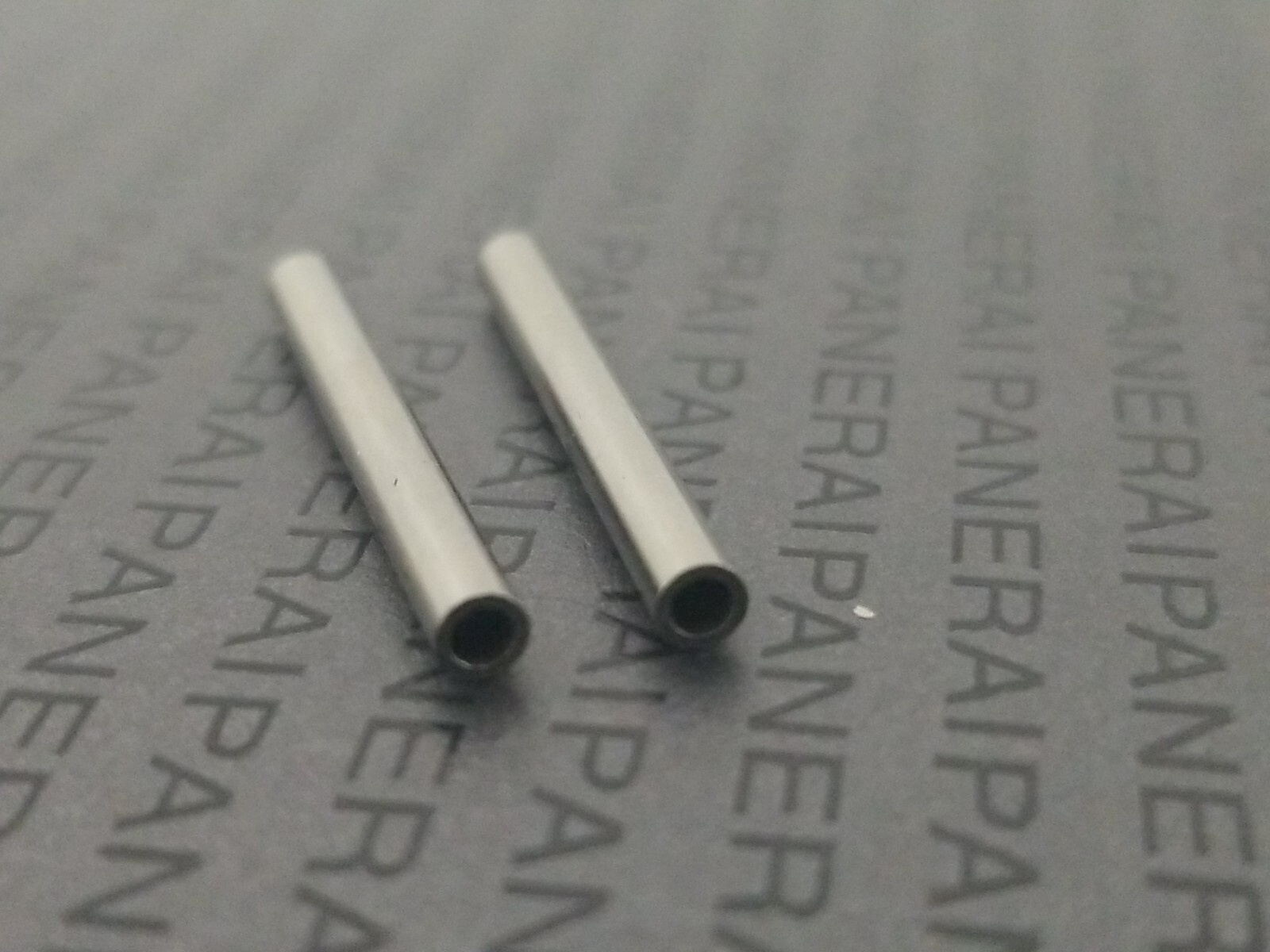 Panerai Watch Steel Bar Tubes 26MM OEM Swiss Made Set of 2 Genuine