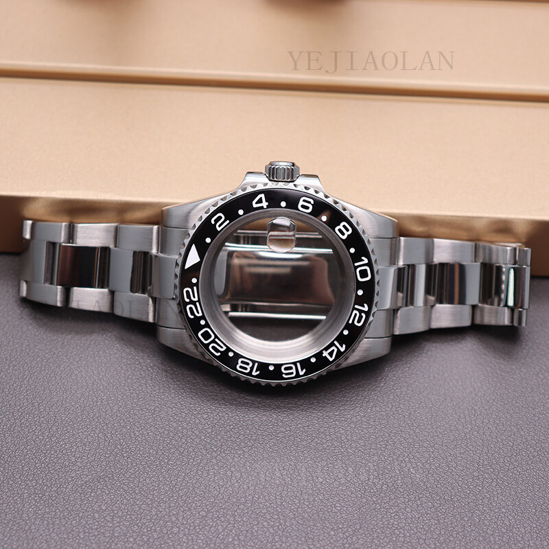 40mm Watch Case 20mm Strap Ceramic Bezel Fit Nh35 Nh36 Movement 10TAM Waterproof