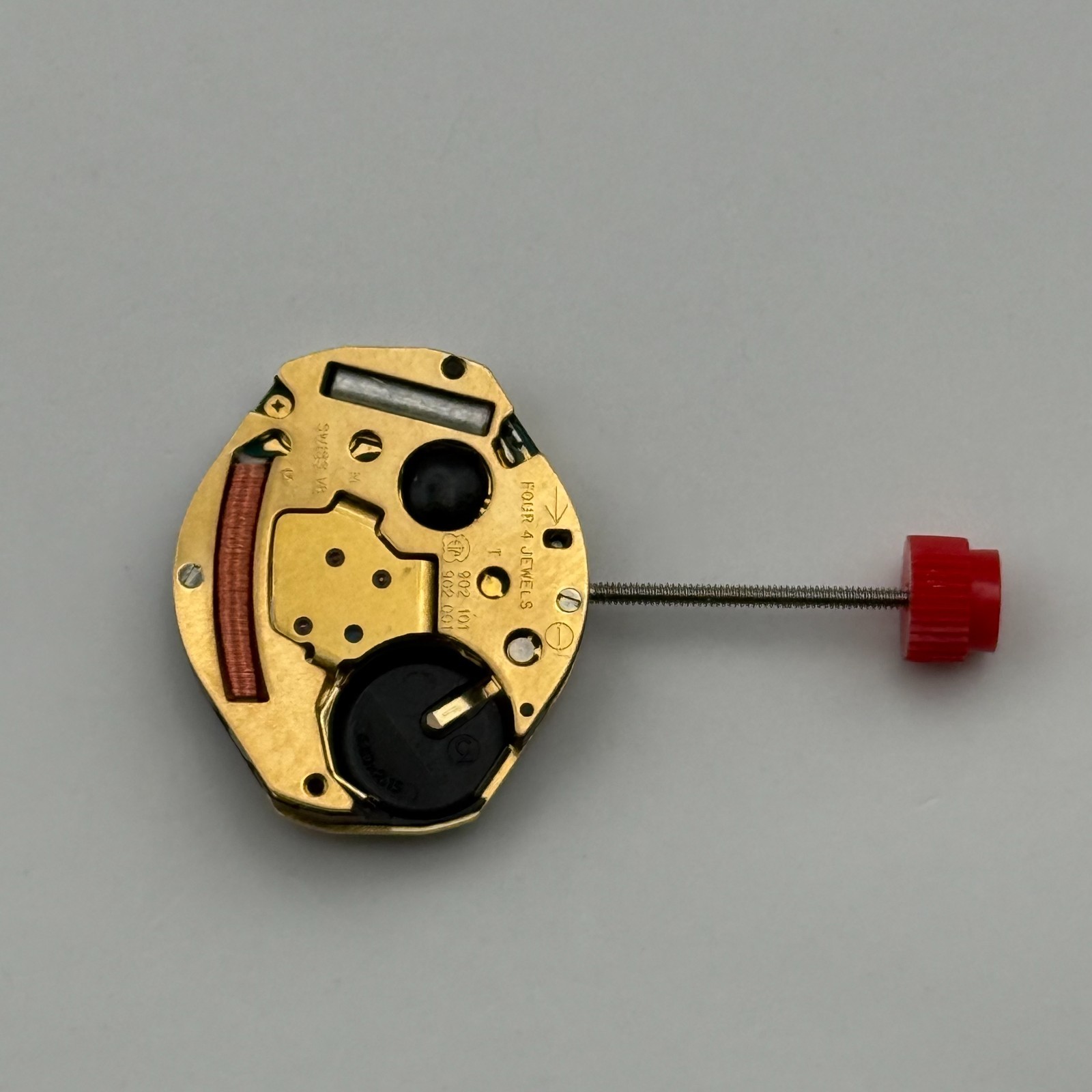 ETA 902.101 Watch Movement Running Quartz 4 Jewels Swiss Parts Repair 15.3mm