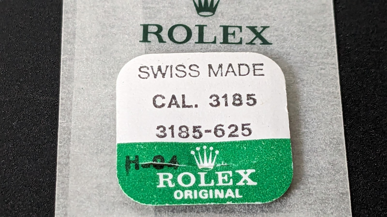 Rolex 3185-625 Date Wheel, Mounted Genuine Rolex Part – New in Open Package