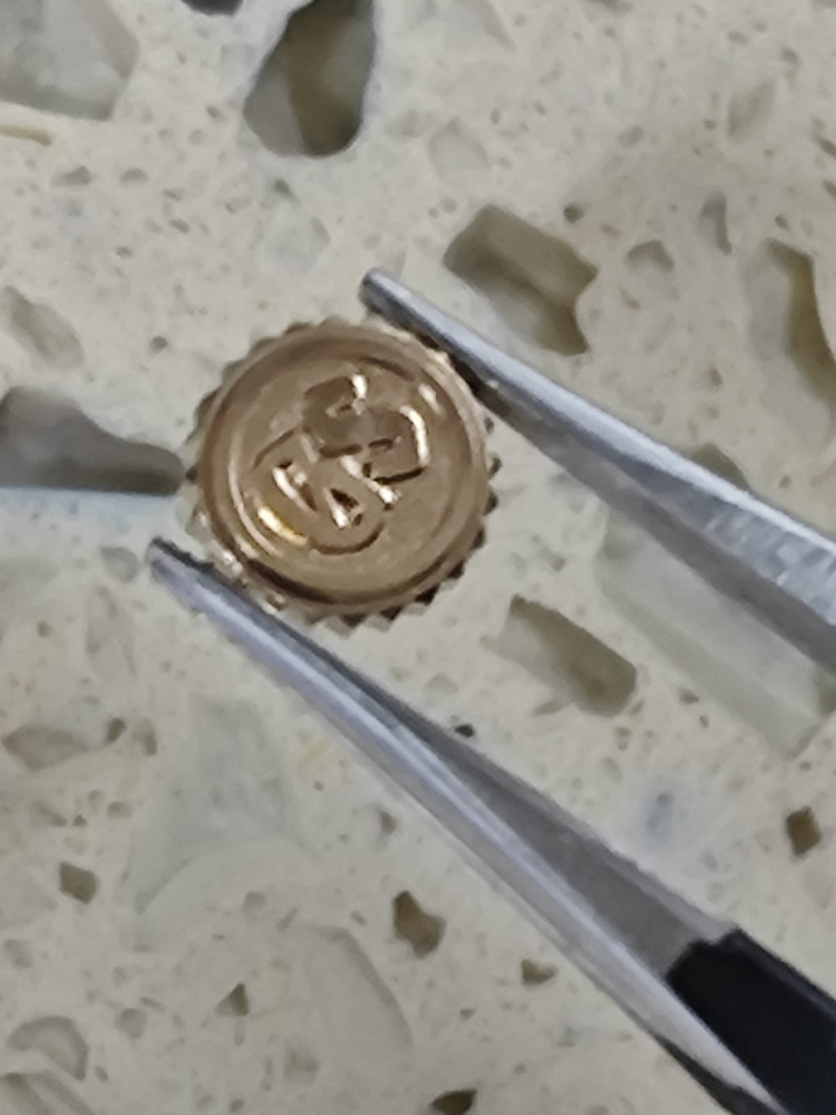 Genuine Grand Seiko GS Crown 5MM Gold NEW