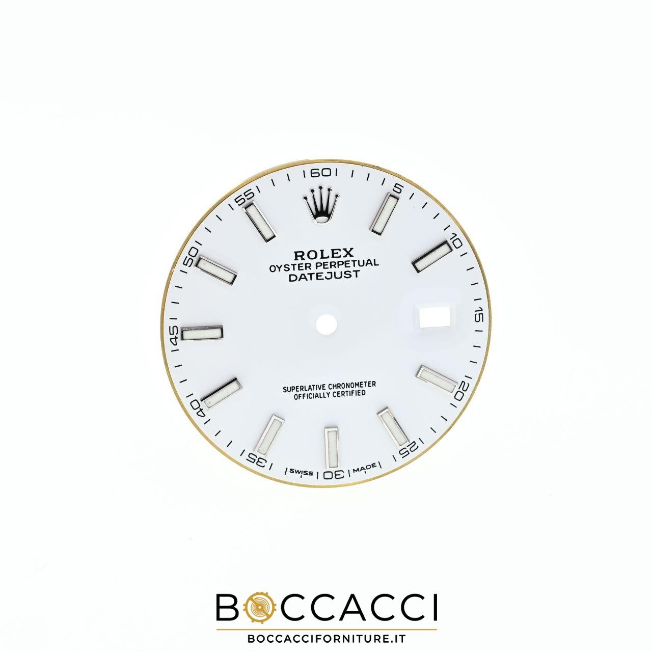 ROLEX White Dial for Datejust 41 126300 126334 Chromalight (EXCELLENT STATE)