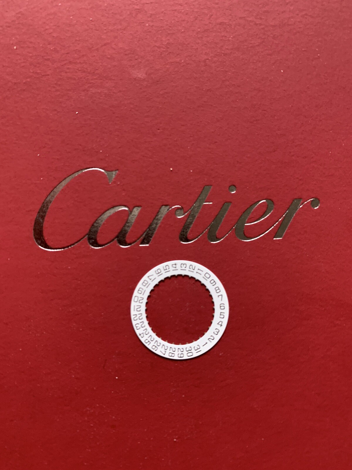 Genuine Cartier Date Wheel Disc Mouvement Cal083 VC200180