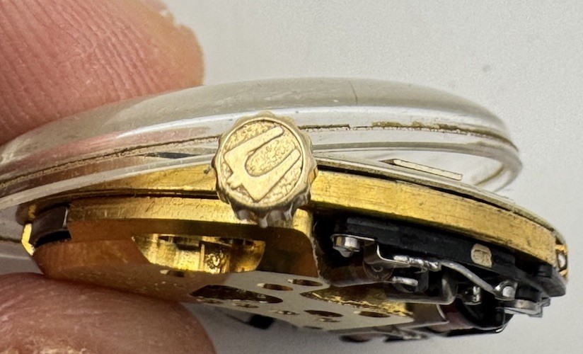 Bulova Accutron 218 D Wrist Watch Movement & Dial With Date