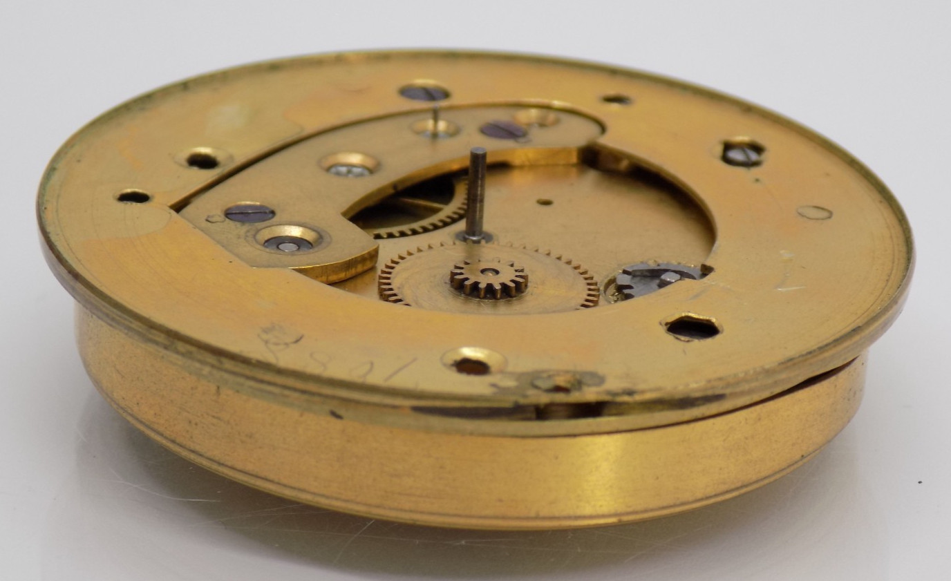 1805-1855 Joseph Johnson Verge Fusee Liverpool Pocket Watch Movement Part Key +