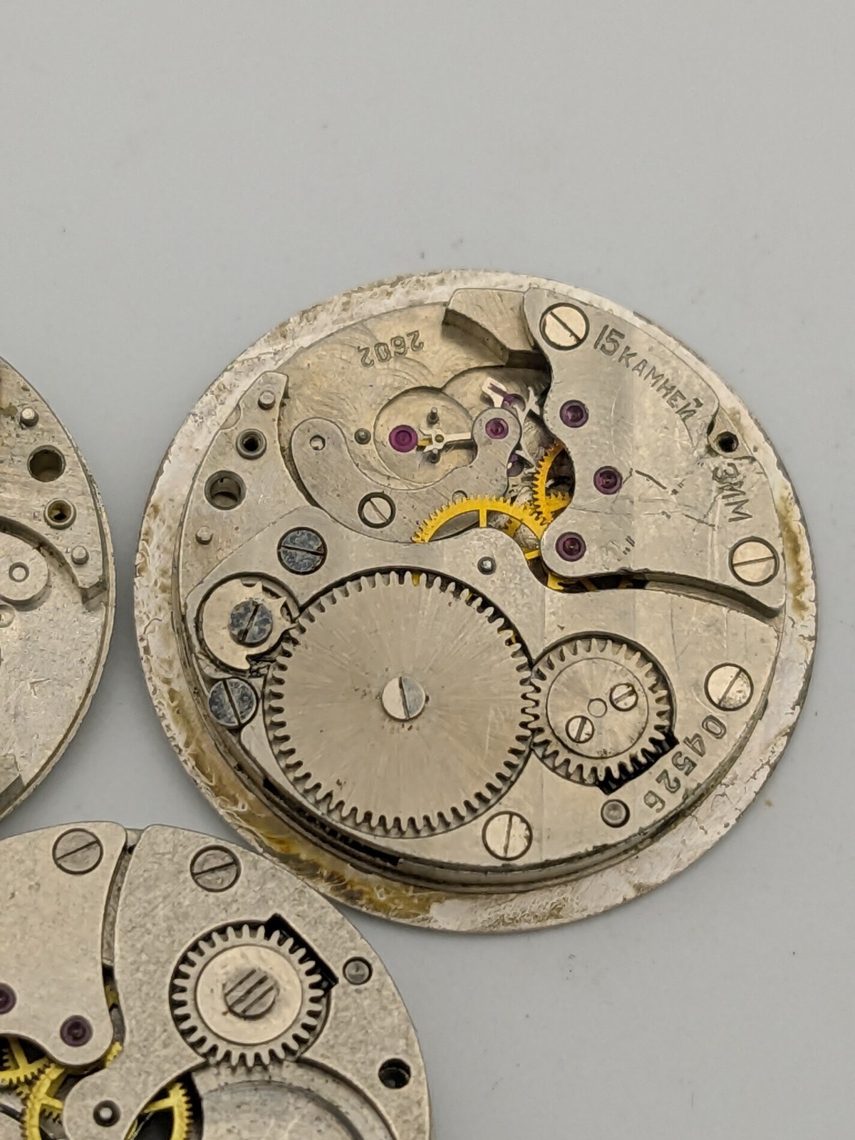 ZiM Pobeda 2602 Movement Soviet USSR For Parts Or Repairs