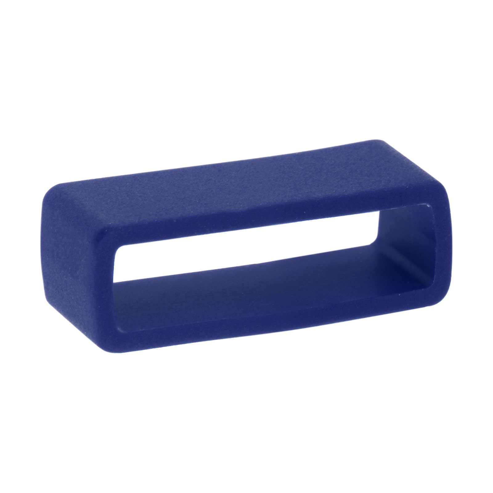 Watch Band Strap Loops Silicone for 24mm Width Watch Band Navy Blue 4Pcs