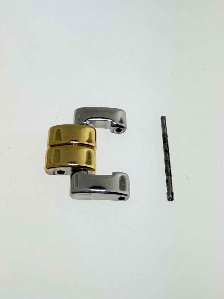 Authentic Movado Lancy Men’s Two Tone 84 G2 870 Full Link 18MM With Pin