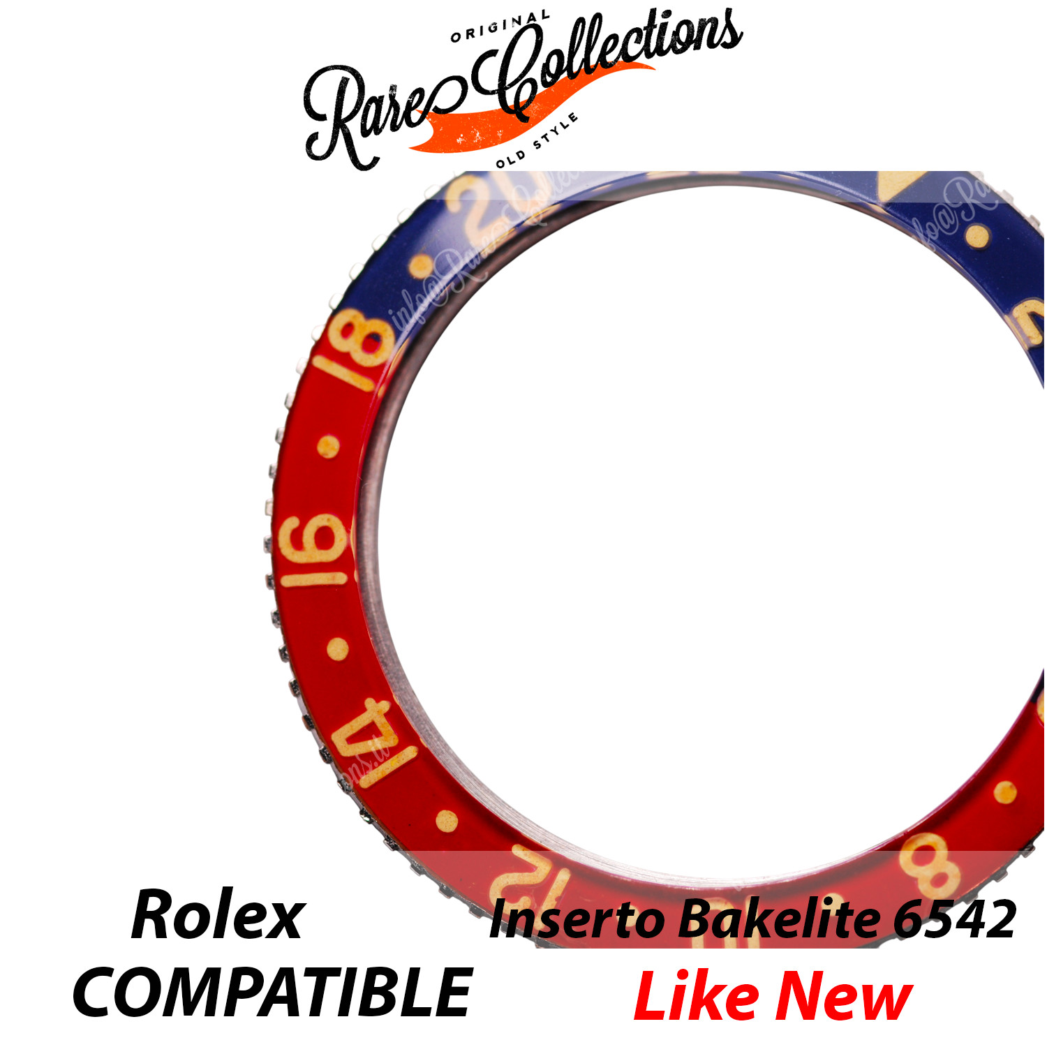 Insert 6542 Bakelite equal to new for Rolex (cod. Complete) Bezel