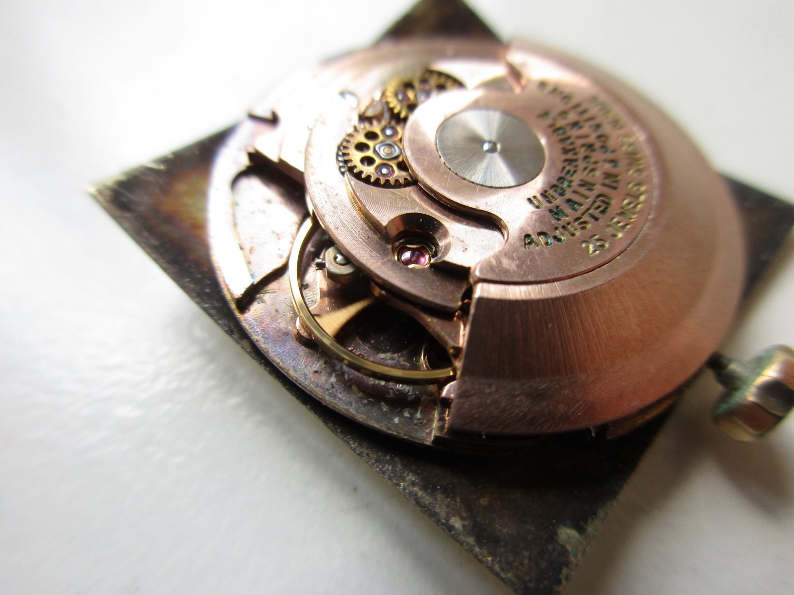 ETA cal. 2452 Swiss automatic watch movement adj. 3 pos – running