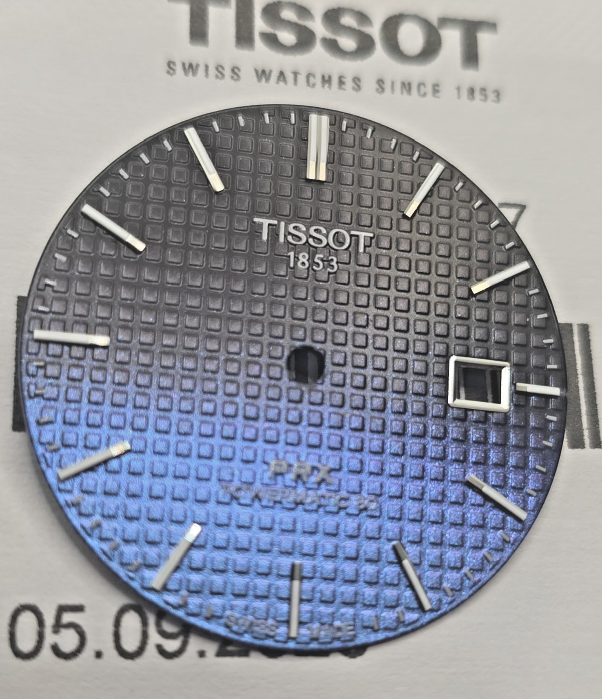 Tissot PRX Gradient Powermatic 80 Original Dial New T400046697 Black/Blue