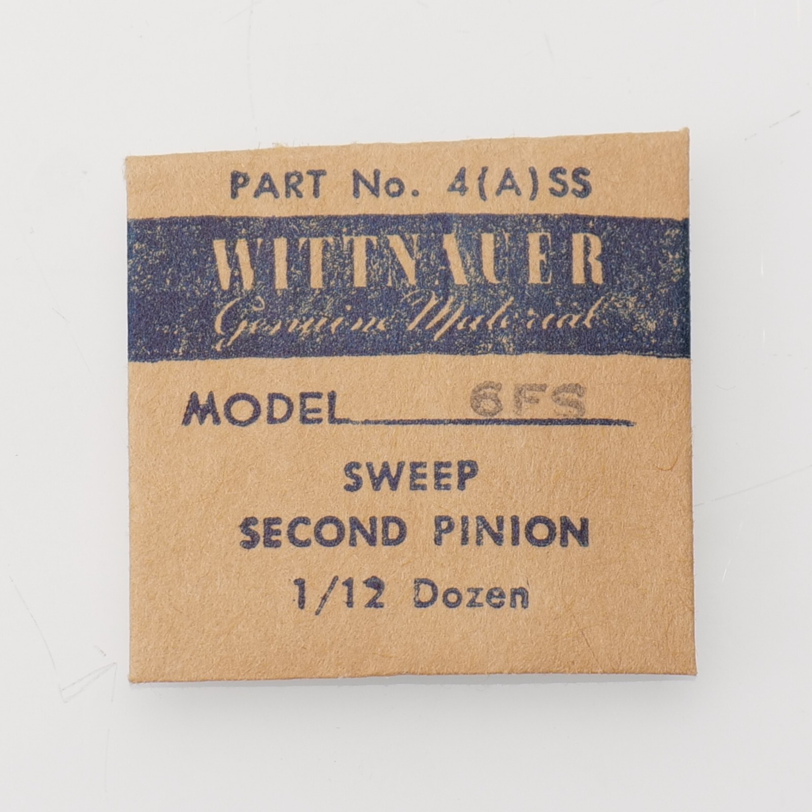 NOS Wittnauer 6FS Sweep Seconds Pinion Watch Part New Old Stock (C12D9)