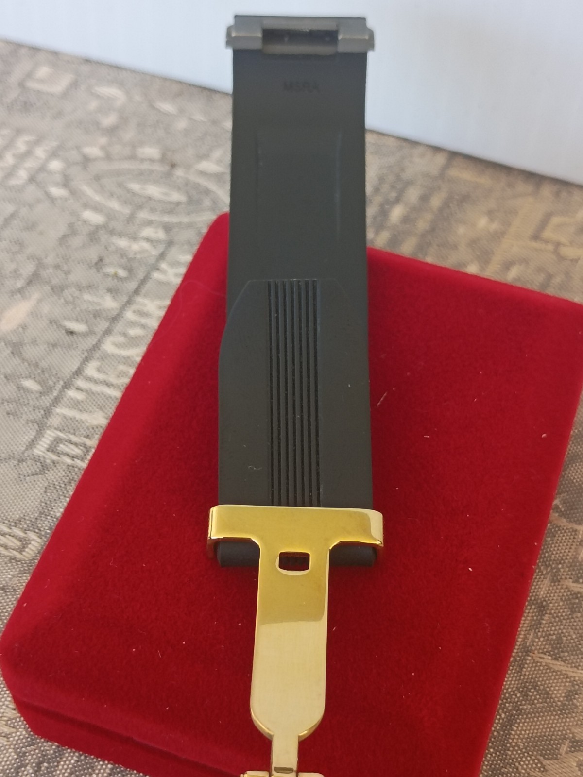 💥Original CARTIER Deployment Buckle Gold Plated 19mm Roadster 2510 W/R Strap💥