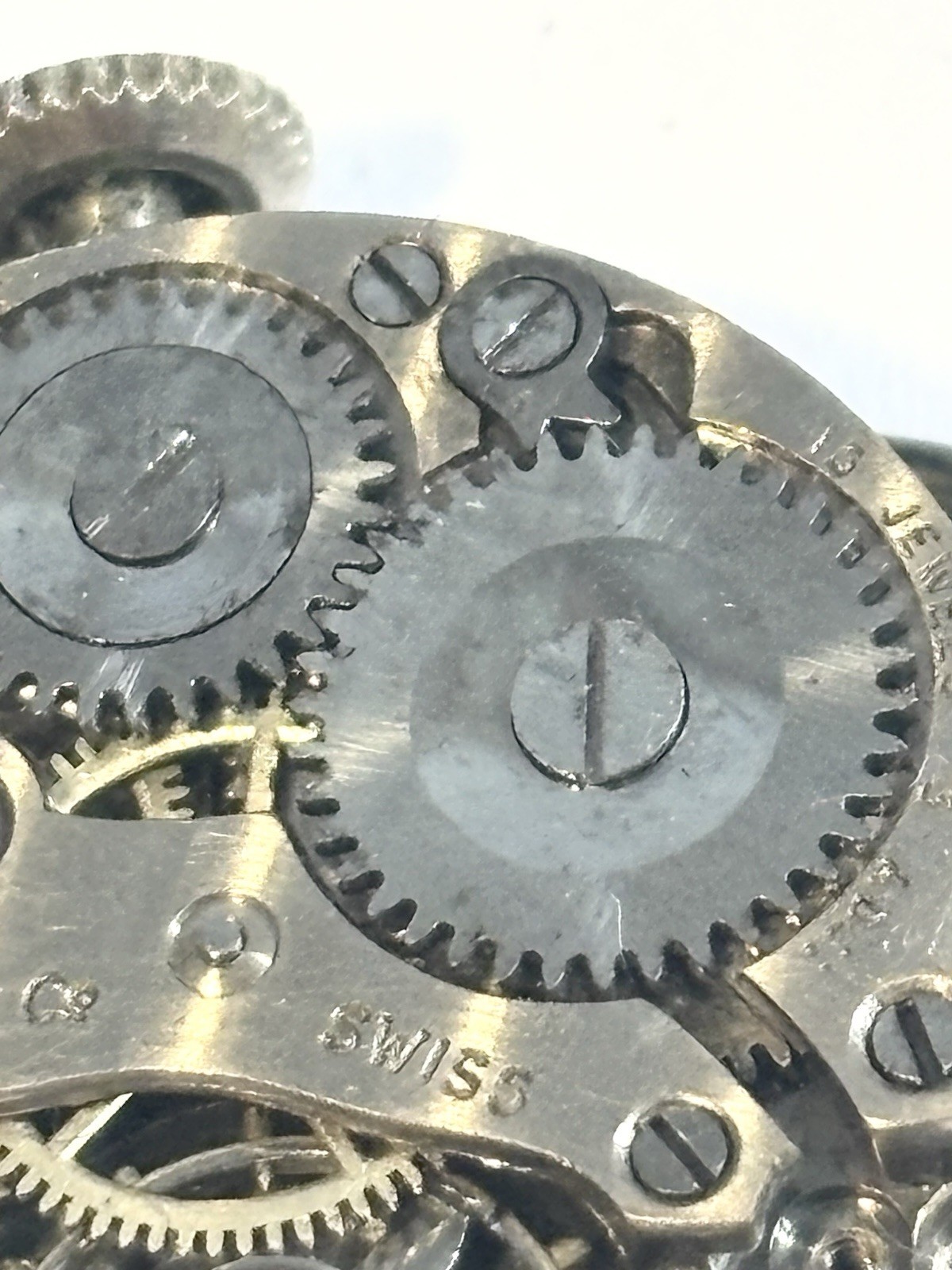 Vintage 1920s Malex Record 15J Wristwatch Movement 19mm X 25mm