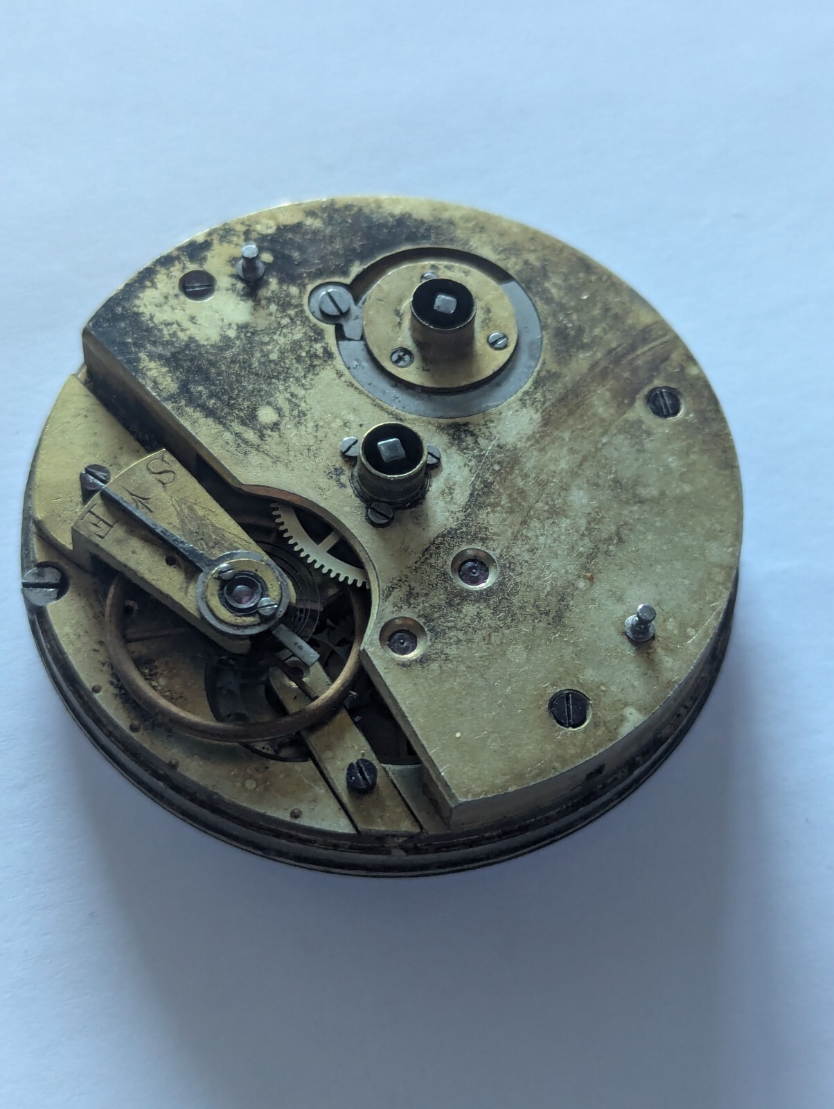 Vintage Fattorini & Sons Pocket Watch Movement (Runs)