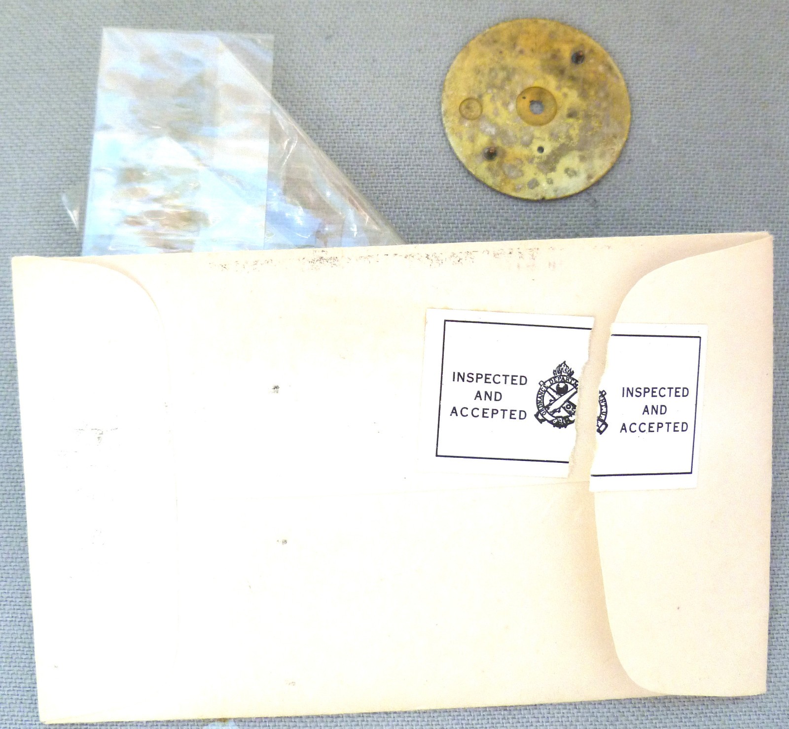 BULOVA Military DIAL New Old Stock Early 1950s For BULOVA Cal. 10 AK 10-1/2 L