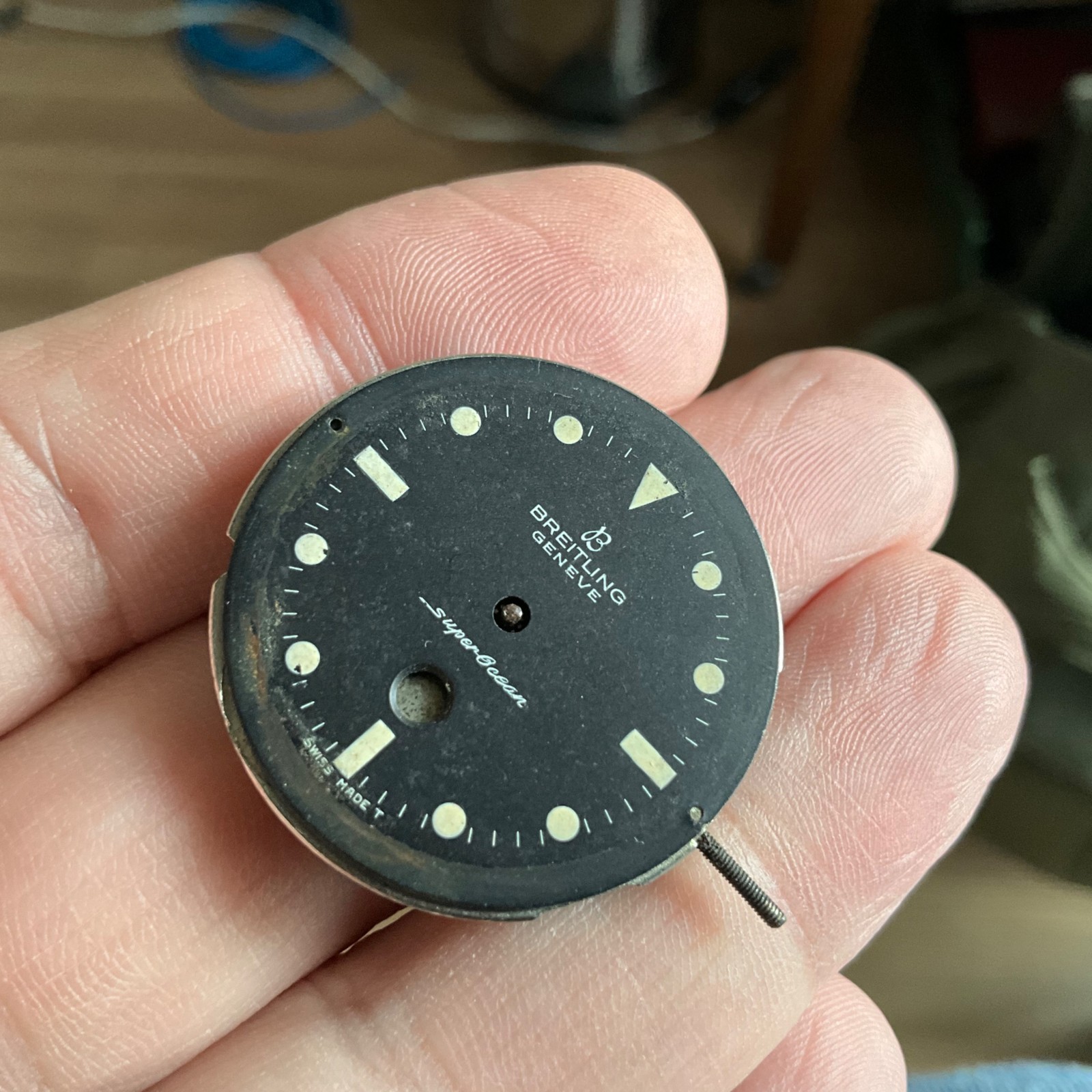 VINTAGE BREITLING SUPEROCEAN MOVEMENT DIAL REF. 2005 1967 – 100% GENUINE #9003B2
