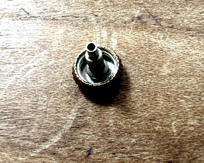 Genuine New Old Stock 5.2mm 1940’s Yellow Rolex Bubble Back Crown