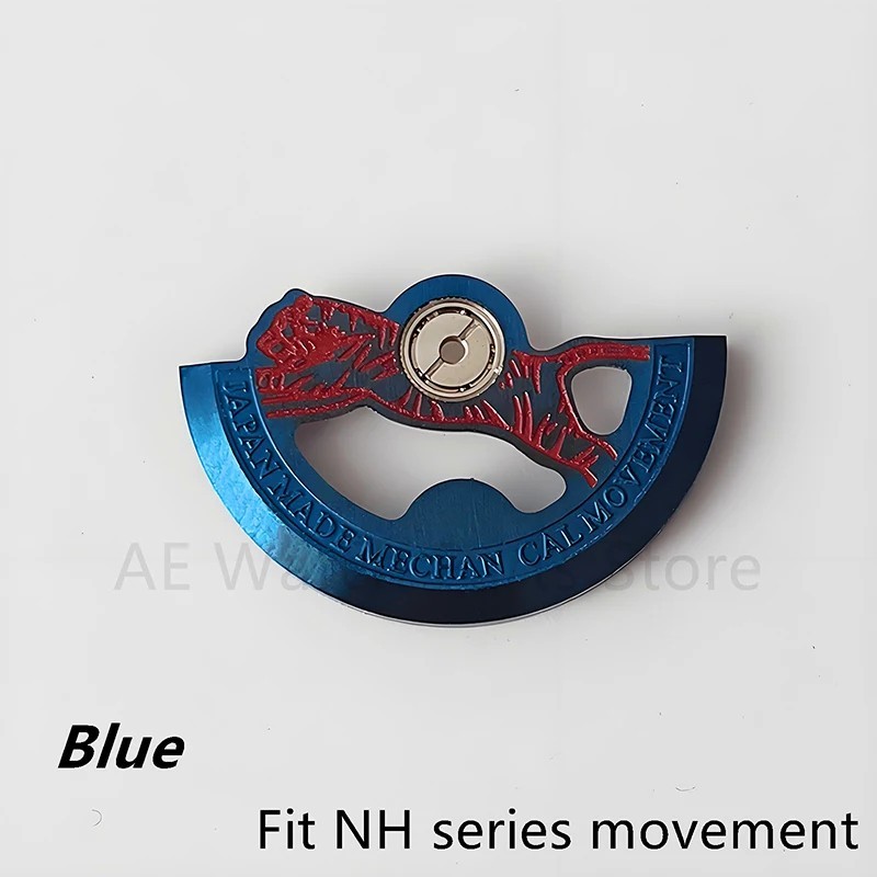 Blue NH35 NH36 Watch Rotor Replacement Modification Accessory Movement Parts