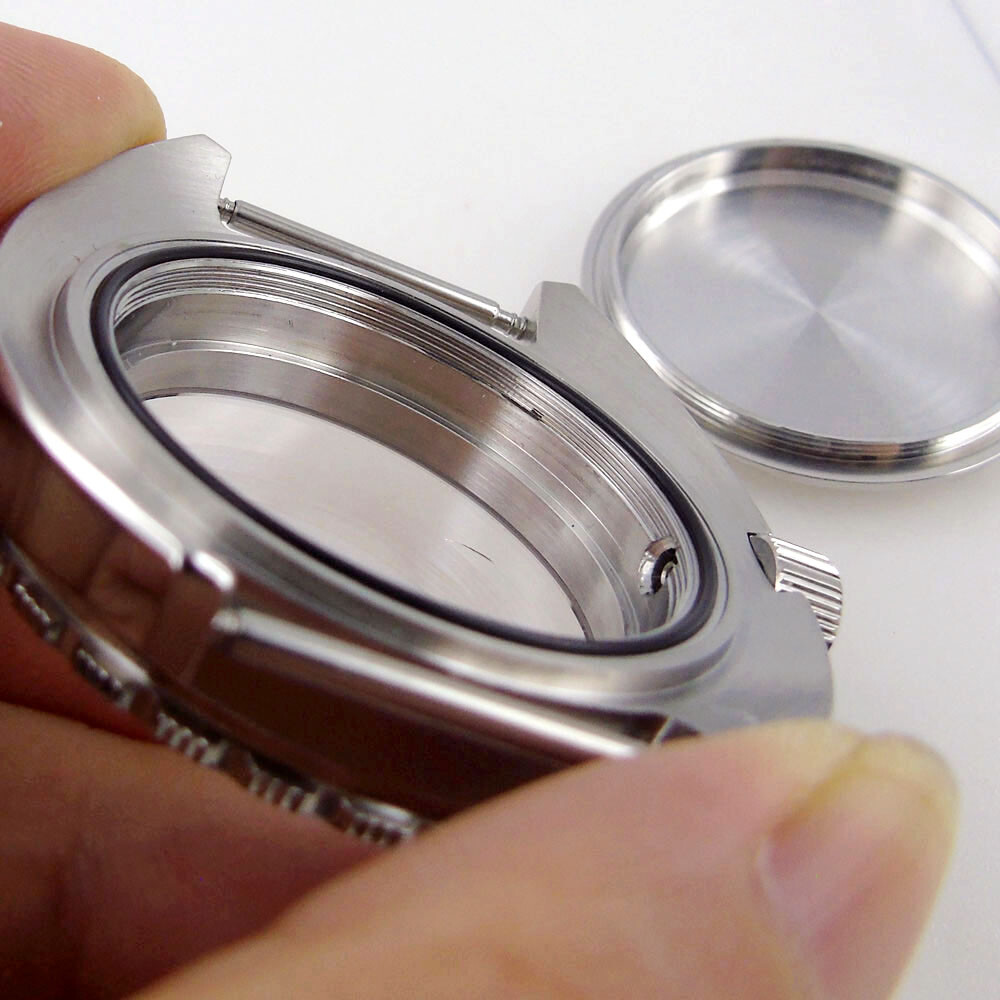 42mm Watch Case 120 clicks Bezel 200M Waterproof Sapphire Glass Fit NH35A NH36A