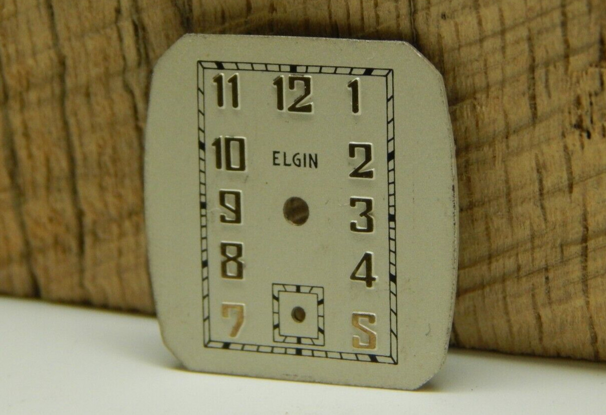 Beautiful Art Deco Elgin Watch Dial 23.5mm Diameter Circa 1920’s
