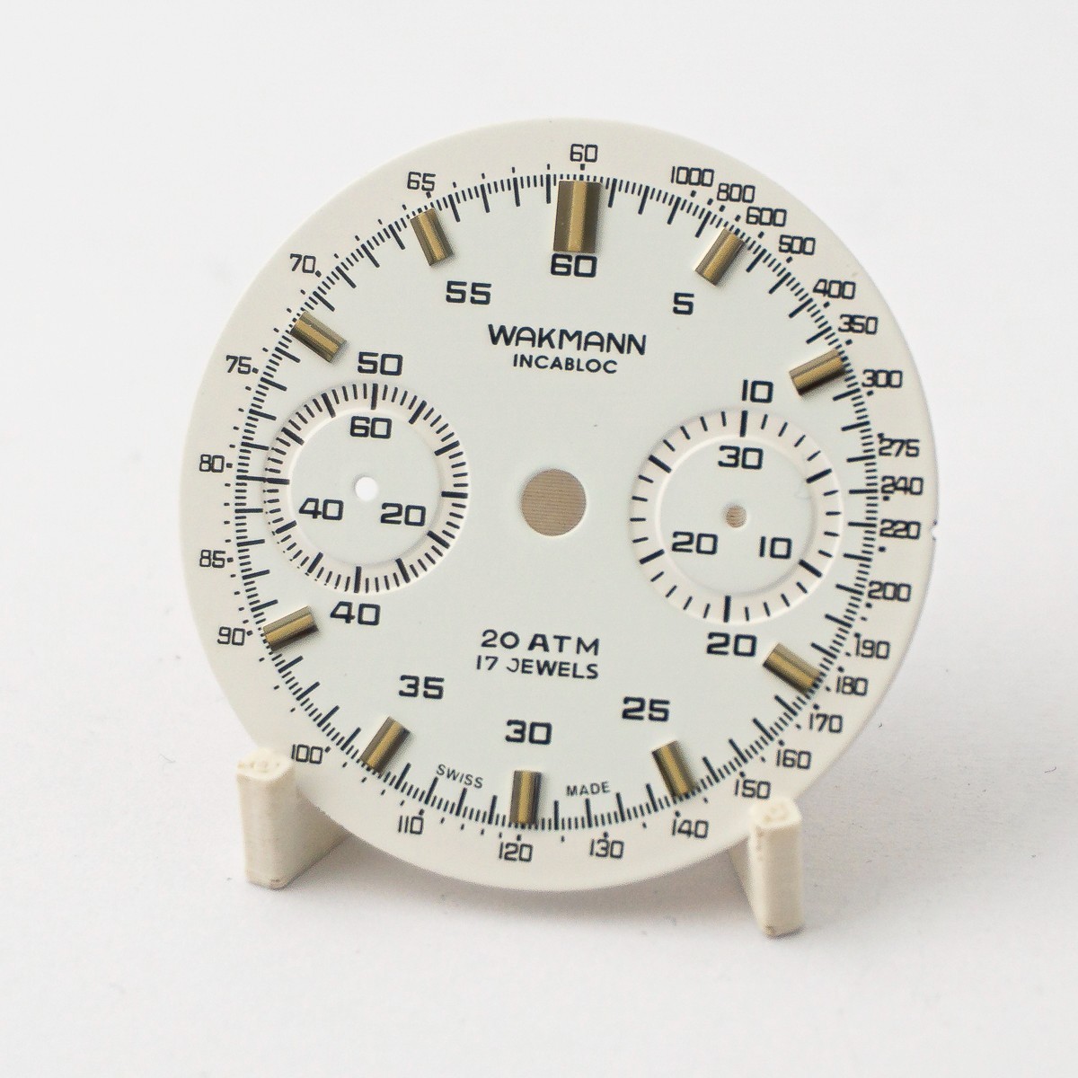 WAKMANN – 7733 VALJOUX – CHRONO – DIAL – NOS – NEW OLD STOCK