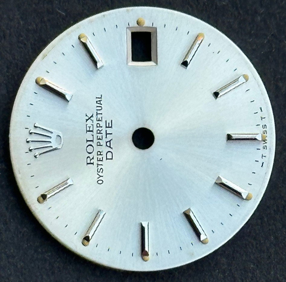 Vintage Rolex Oyster Perpertual Date Watch Dial For 26mm Case 6517 6519 6917