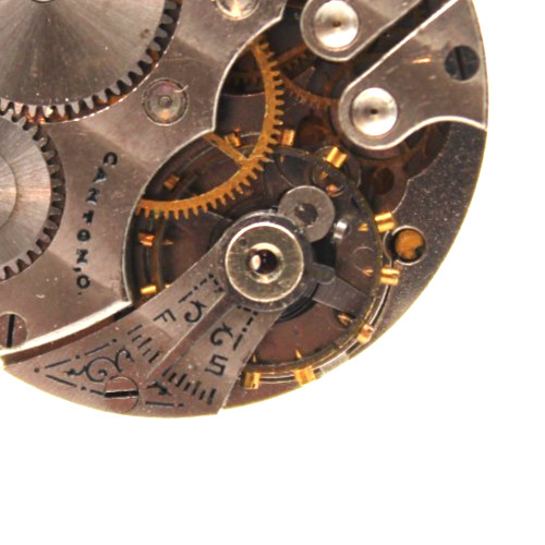 1917 HAMPDEN POCKET WATCH MOVEMENT 1-3624965 GRADE: MOLLY STARK 3/0s 7j (TD2)