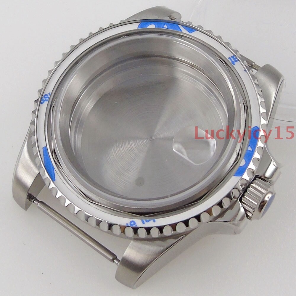 20ATM watch cases 40mm steel PVD case fit for NH35A movement mens watch sapphire