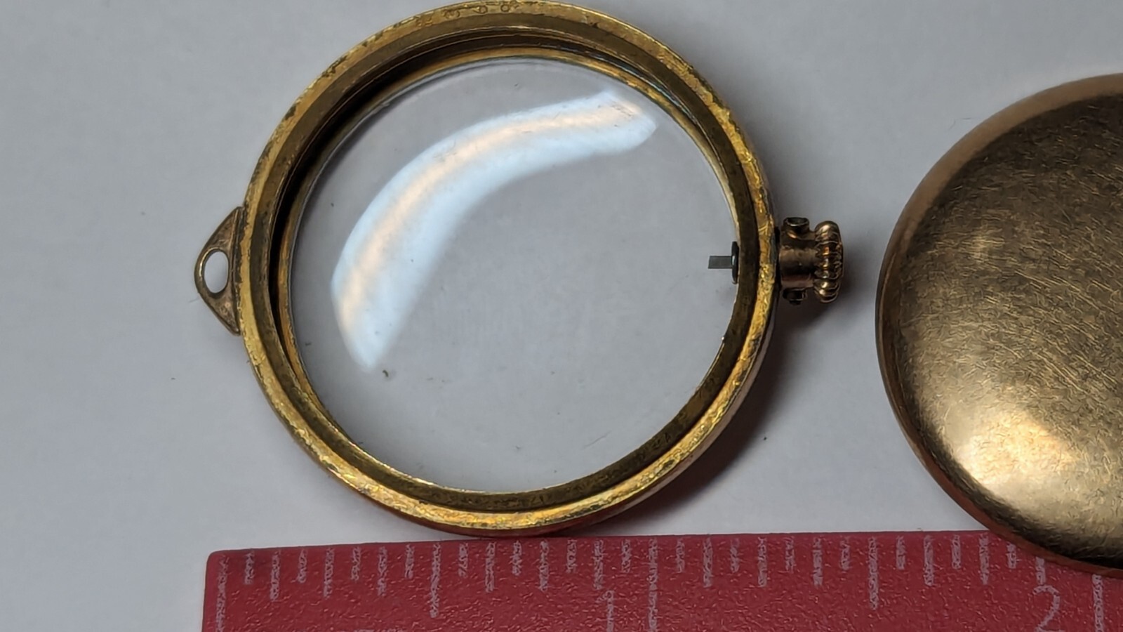 VINTAGE PHILIDELPHIA WATCH CO ROLLED GOLD PLATE POCKET WACH CASE VICTORY
