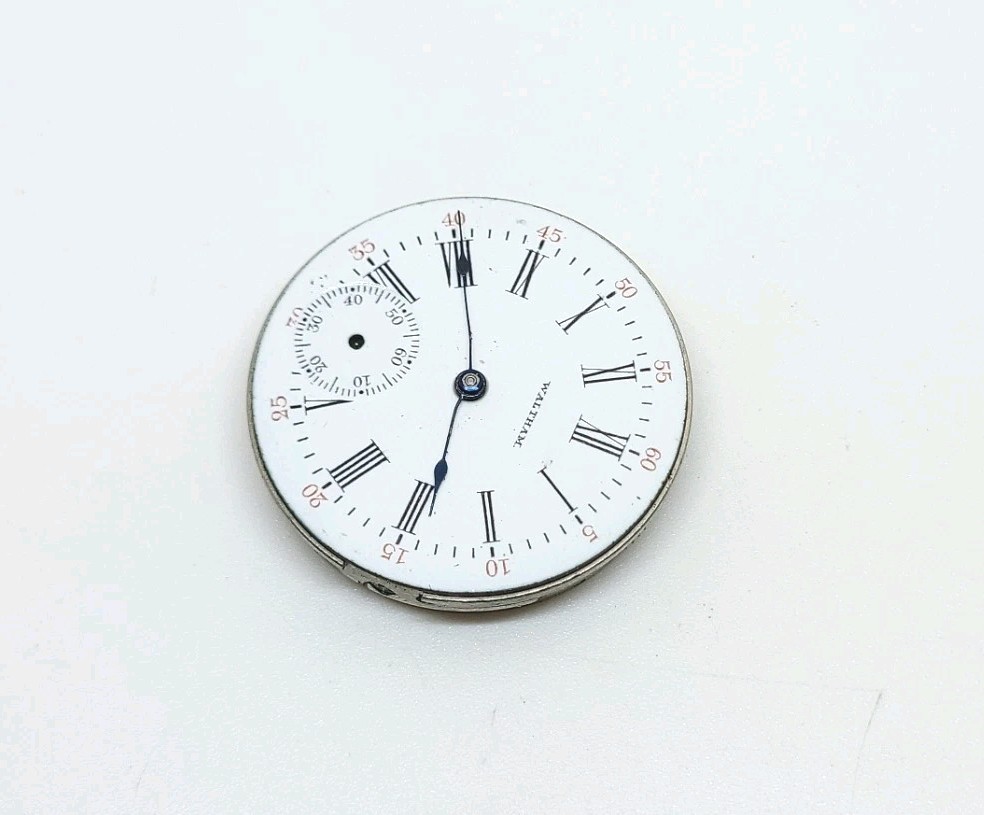 1903 Waltham Model 1891 Grade Seaside 7J 0s Pocket Watch Movement For Repair