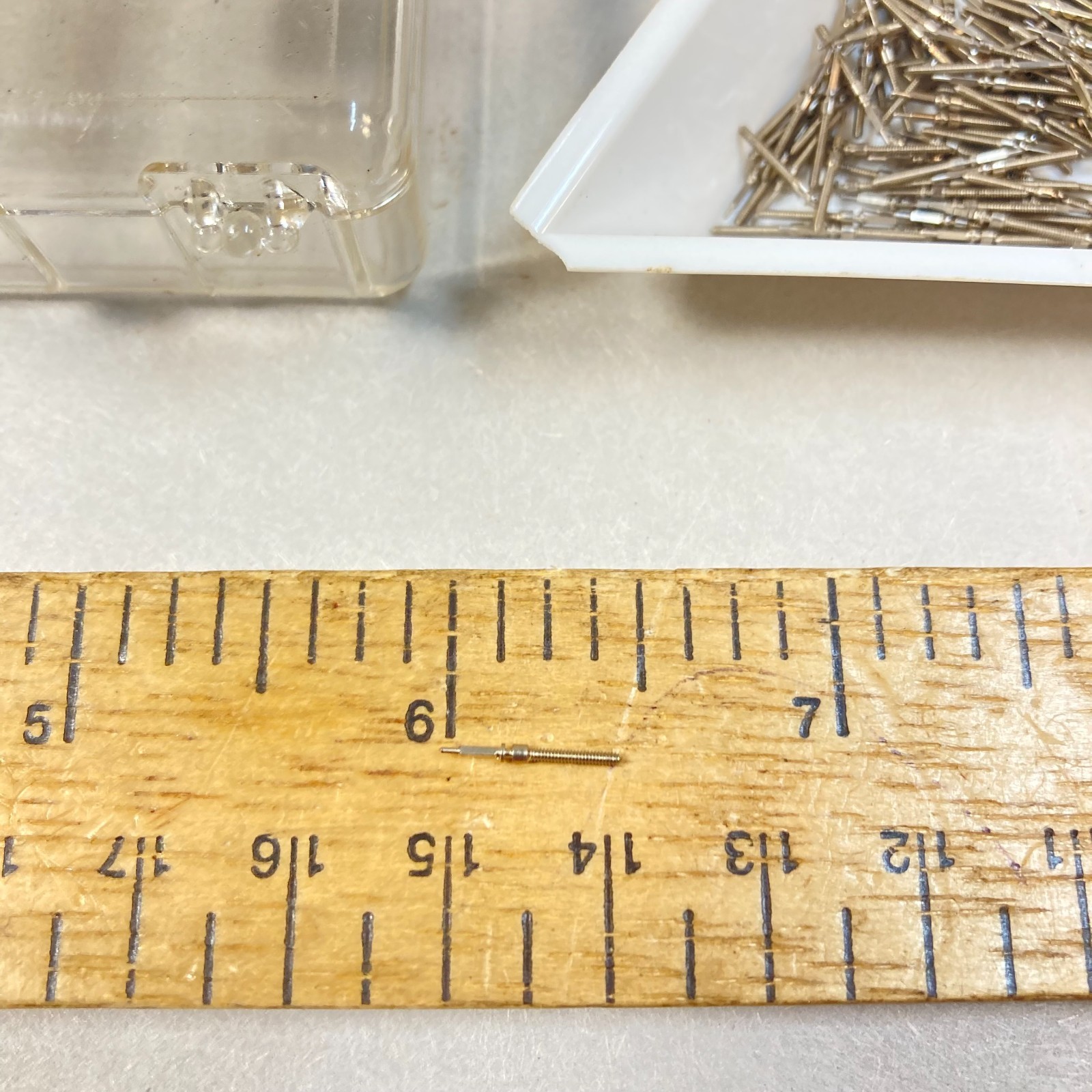 Vintage Bulova Watch Stems Multiple Pieces Labeled 6AM Parts or Repair