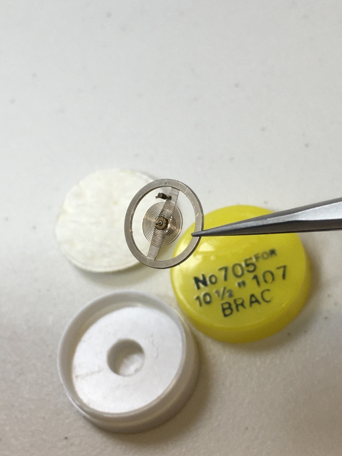 Brac 107 Balance Complete Wrist Watch Part #721 New Old Stock