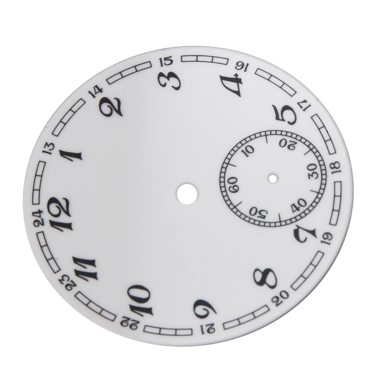 1*Men’s Watch Dial Watch Face Wirstwatch Plate For ETA 6498 ST36 Movement a