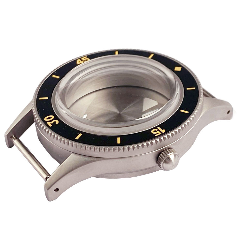 CUSN8 Solid Bronze Vintage 200M Dive Watch Case Fit NH35 Sapphire Ceramic Insert