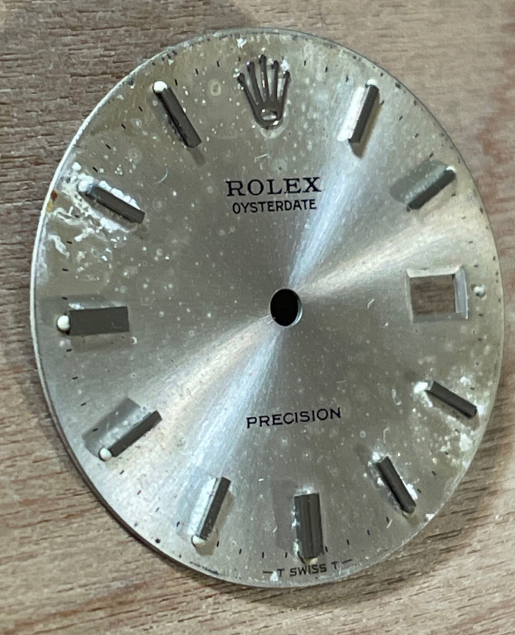 Vintage Rolex Oysterdate Precision Watch Dial for 6694