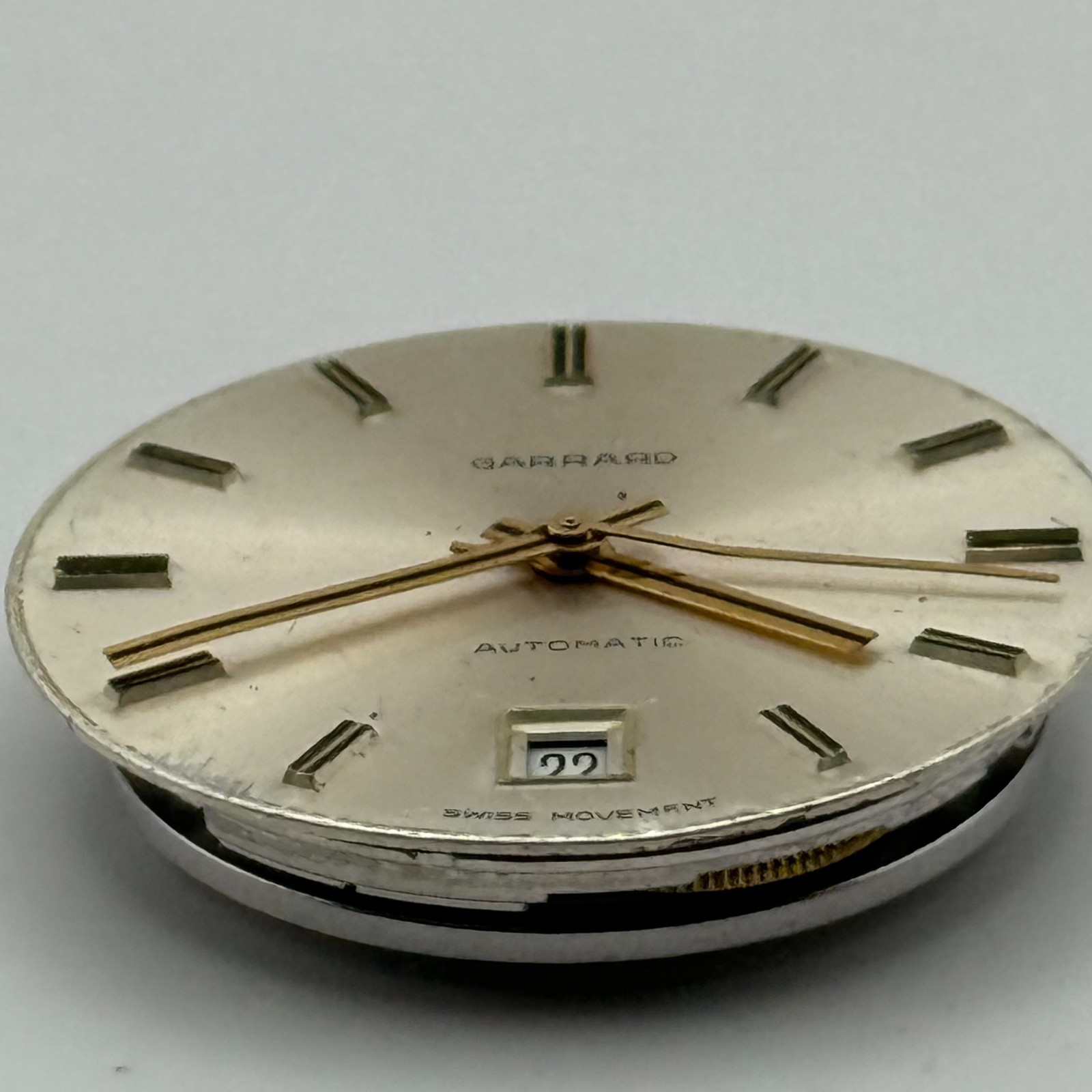 MSR S76-28 Watch Movement Garrard Date Automatic Vintage Parts Repair 25.8mm