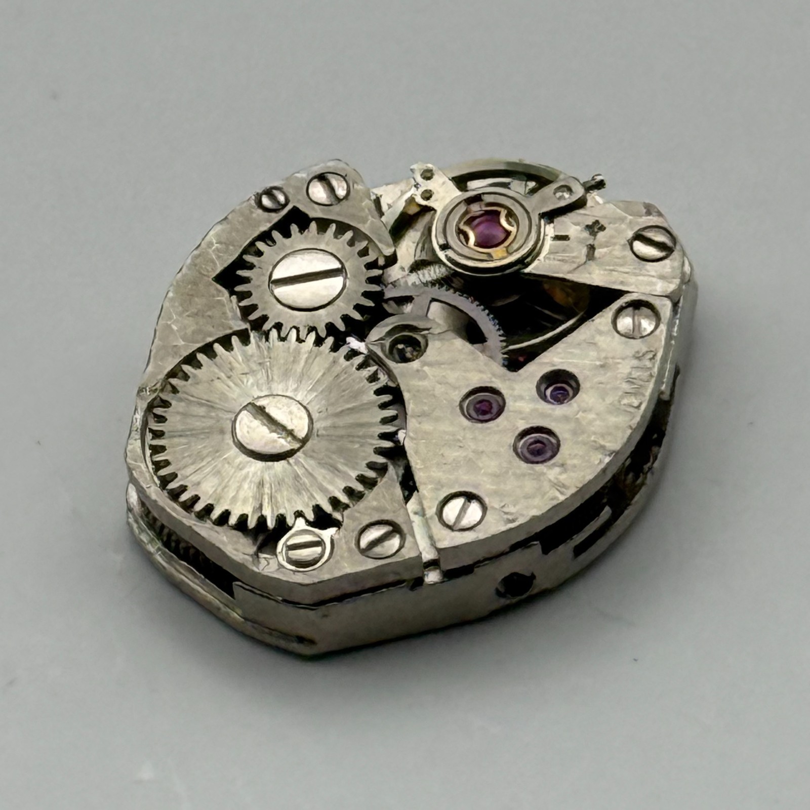 FHF 69-21 Watch Movement Swiss Manual Wind Vintage Parts Repair 15.3mm